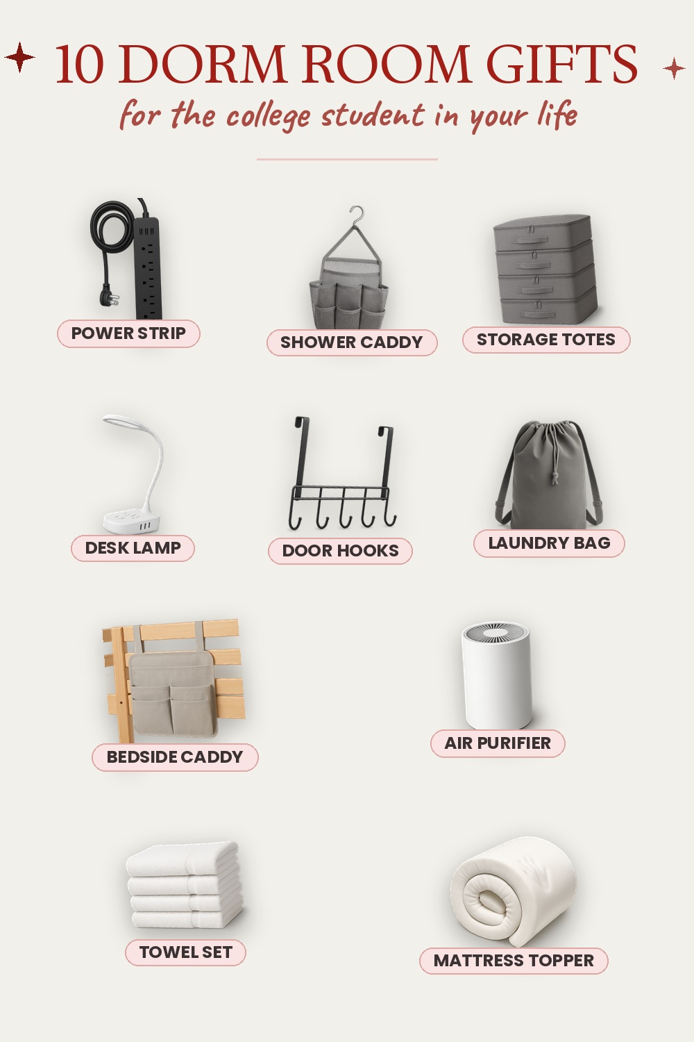 10 Dorm Room Gifts for the college student in your life