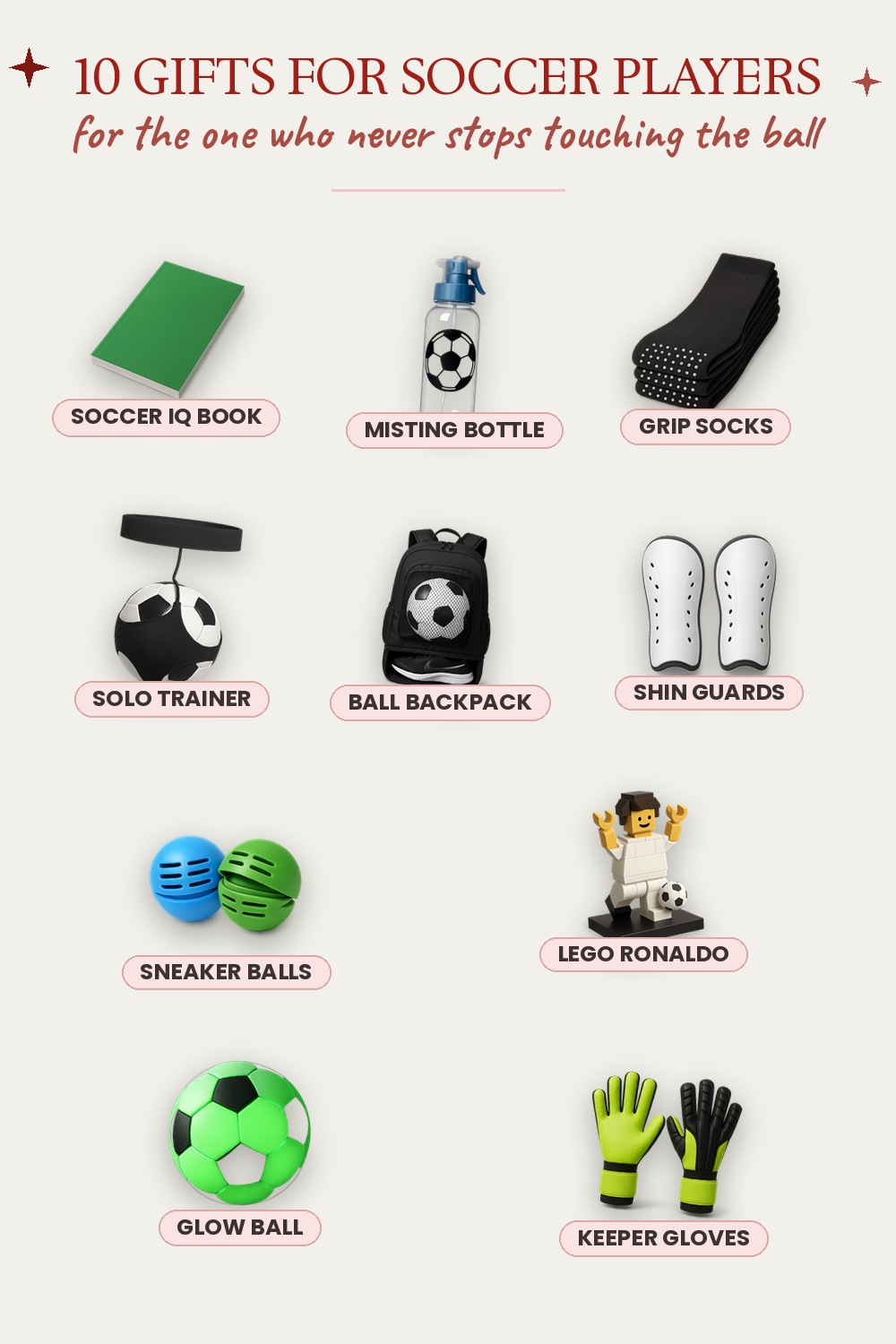 10 Gifts for Soccer Players for the one who never stops touching the ball