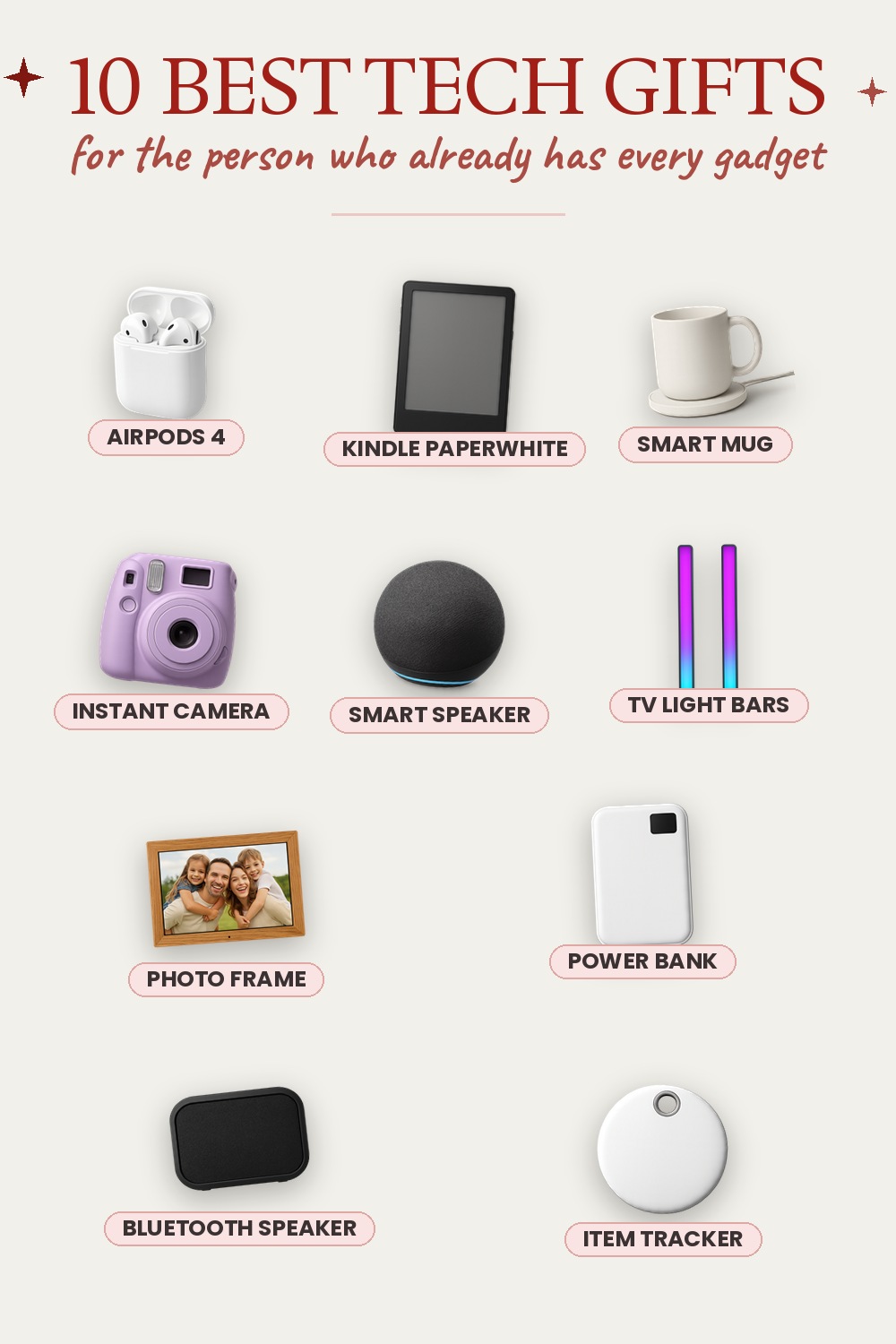 10 Best Tech Gifts for the person who already has every gadget