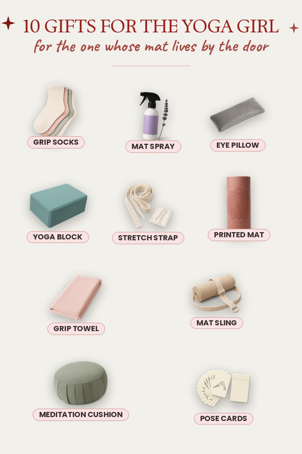 10 Gifts for the Yoga Girl for the one whose mat lives by the door